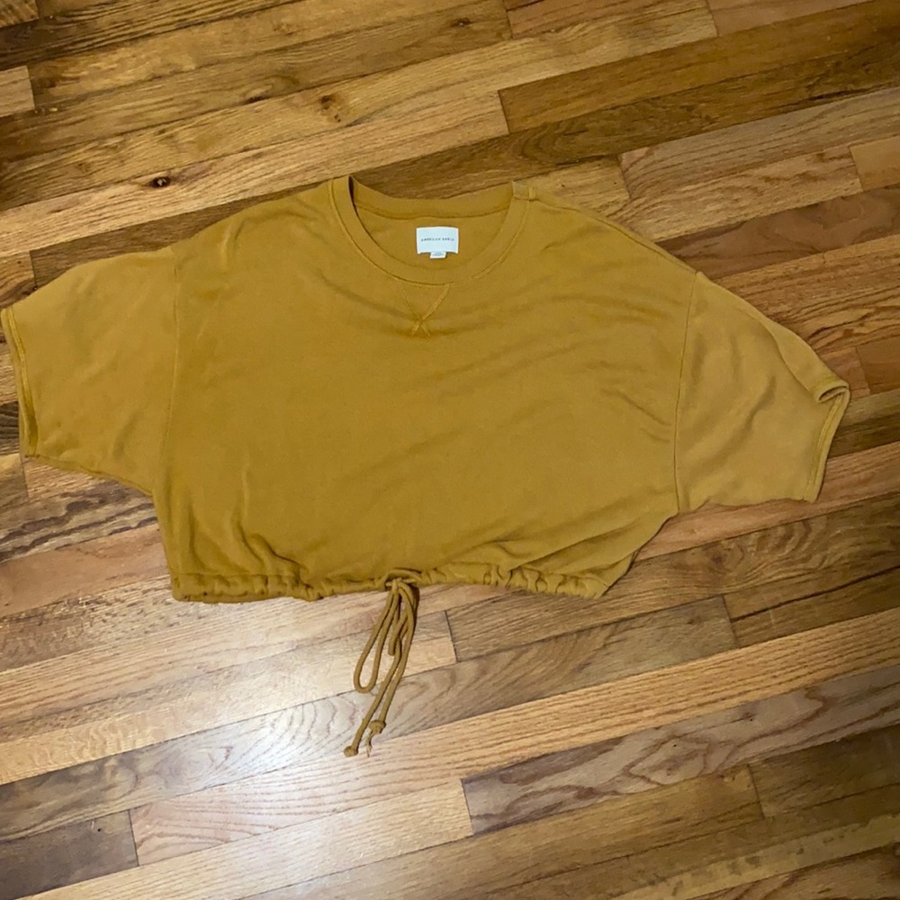 sweater cropped shirt